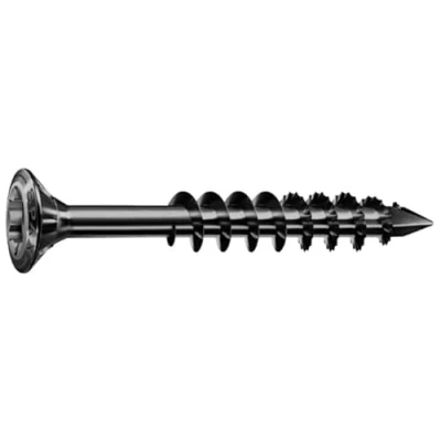 Abbildung von Fassadenschrauben SPAX Linsensenkkopf TG / TX20 schwarz A2 4,5 x 50 mm