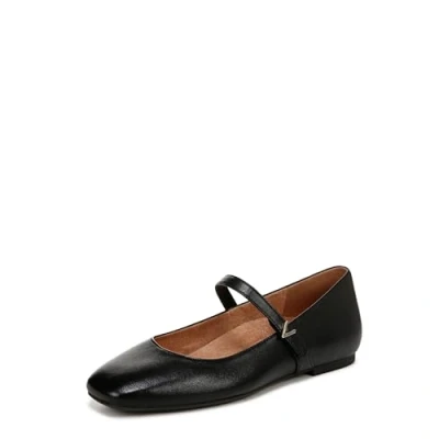 Abbildung von Vionic MARY JANE Alameda Riemchenballerina, Damen, Größe: 36.5, Black leather Schuhe