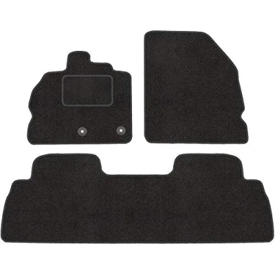 Abbildung von Fußmatten mit Clips 4er Set für Renault Scenic 3 III 2009 2016 Velours Automatten