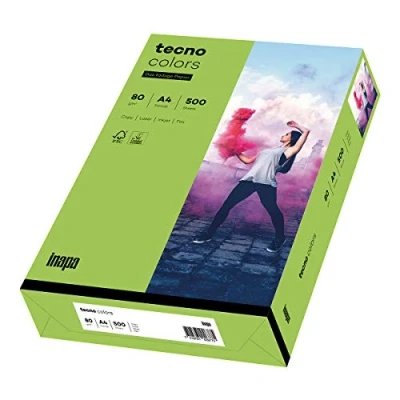 Abbildung von Inapa Multifunktionspapier tecno colors A4 80g/qm VE=500 Blatt grün