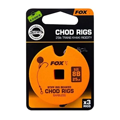 Abbildung von Fox Edges Ready Tied Chod Rig Standard 3pcs 30LB #5 Karpfen Vorfächer