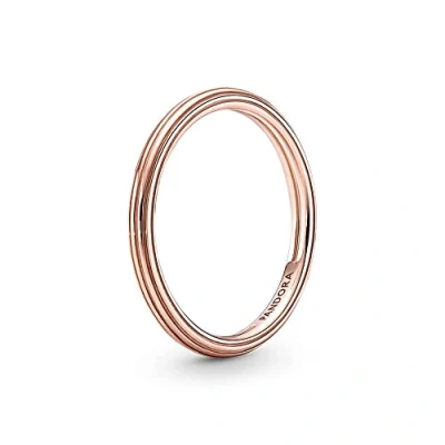 Abbildung von PANDORA 14k Rose gold plated ring