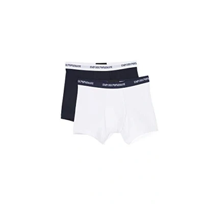 Abbildung von Emporio Armani 2 PACK Unterwäsche Set, Herren, Größe: XL, White/blue