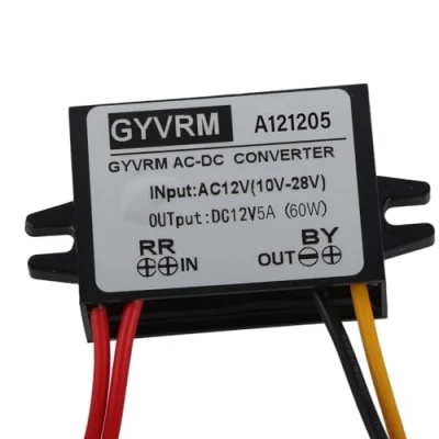 Abbildung von AC 10 28V zu DC 12V Abwärtswandler Regler, IP67 wasserdichtes Netzteilmodul, flammhemmendes Kunststoffgehäuse, Spannungswandler für Auto Motor Router(5A)
