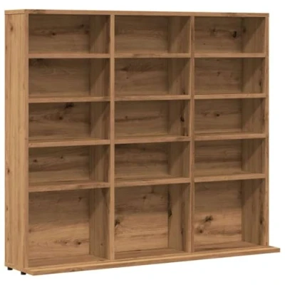 Abbildung von vidaXL CD Regal Artisan Eiche 100x23x89,5 cm Holzwerkstoff