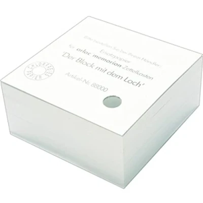 Abbildung von Arlac Zettelkasteneinlagen für Memorion 88000 98x98x70mm VE=600 Blatt