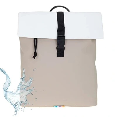 Abbildung von ELEPHANT Cityrucksack Takskal 12820 Damenrucksack wasserabweisend aus Plane, Rucksack Damen Handtasche iPad Tasche Geheimfach + Schlüsselbörse
