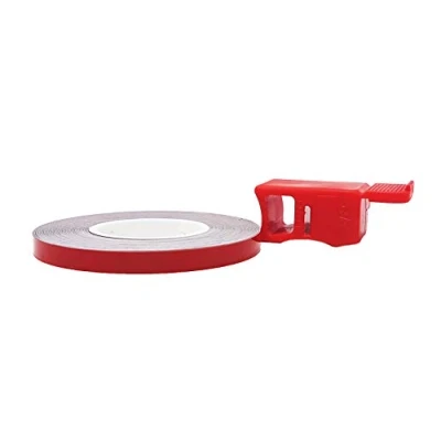 Abbildung von Quattroerre 10232 Dekorstreifen Wheel Stripes für Motorradfelgen rot 5 mm x 6 m