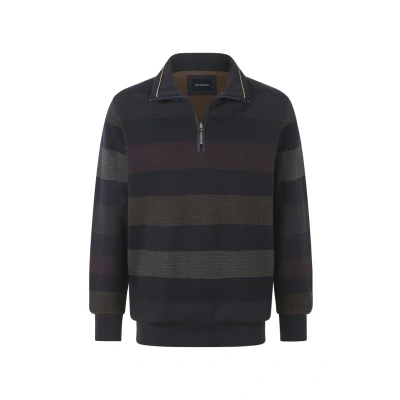 Abbildung von Babista Strickpullover, Herren, Größe: Medium, Dunkelblau gestreift