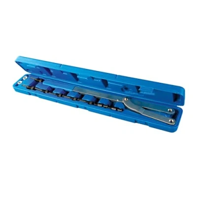 Abbildung von Silverline Universal Riemenscheibenhalter &amp; Lüfterkupplungs Set, 11 teilig, 616 mm (618569)