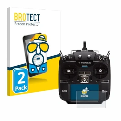 Abbildung von BROTECT Entspiegelungs Schutzfolie für Robbe Futaba T16SZ (2 Stück) Matte Displayschutz Folie, Anti Reflex, Fingerprint