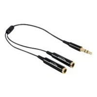 Abbildung von DeLOCK Audioadapter 3,5 mm 4 Pin Klinkenstecker zu 3 Klinkenbuchse