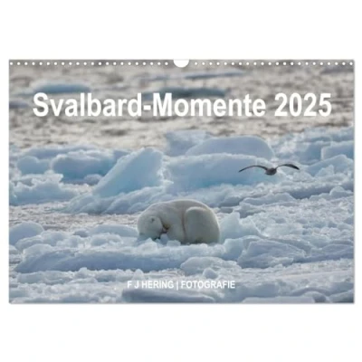 Abbildung von Svalbard Momente (Wandkalender 2025 DIN A3 quer), CALVENDO Monatskalender