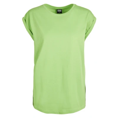 Abbildung von Urban Classics Extended Shoulder Tshirt basic, Damen, Größe: 4XL, Ghostgreen