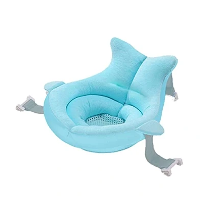Abbildung von Baby Badewanne Pad Neugeborene Kissen, Bad Anti Rutsch Kissen Sitz, Schwimmendes weiches Badekissen Für 0 12 Monate, Schnelltrocknendes Gewebe