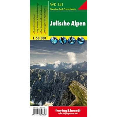 Abbildung von WK 141 Julische Alpen, Wanderkarte 1:50.000: Wander , Rad und Freizeitkarte (freytag &amp; berndt Freizeitkarten, Band 141)