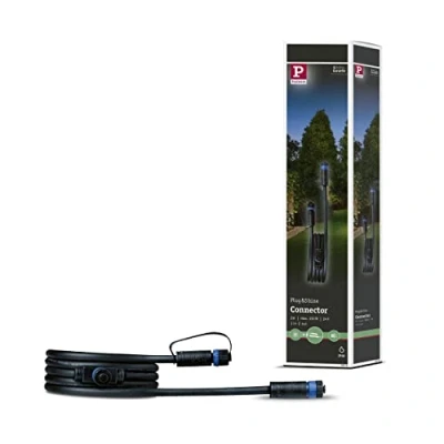 Abbildung von Paulmann Lampen Verbindungskabel &quot;Outdoor Plug&amp;Shine 2m IP68&quot;, 200 cm, 1 in 2 out