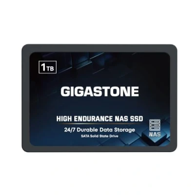 Abbildung von Gigastone NAS SSD 1TB Enterprise Festplatte TLC Hohe Dauerhaltbarkeit Server für 24/7 Dauerbetrieb Systeme RAID 2,5 Zoll SATA III Internes Festkörper Laufwerk Caching