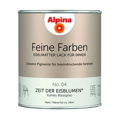 Abbildung von Alpina Wandfarbe Feine Farben Lack No. 04 Zeit der Eisblumen
