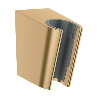 Abbildung von hansgrohe Duschkopfhalterung Porter S, Brausehalter, Brushed Bronze