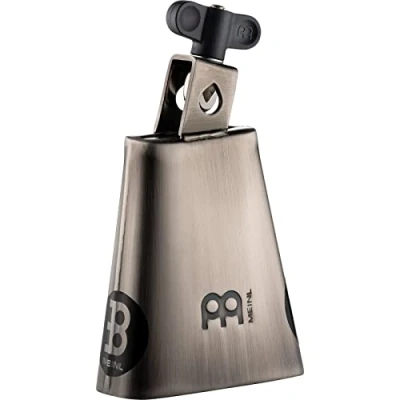 Abbildung von Meinl Percussion Chrome Timbales Cowbell Sehr kleines Aufschlagidiophon Länge 4,5 Zoll Montierbar Mittlerer Pitch Stahl, Silber (STB45M)