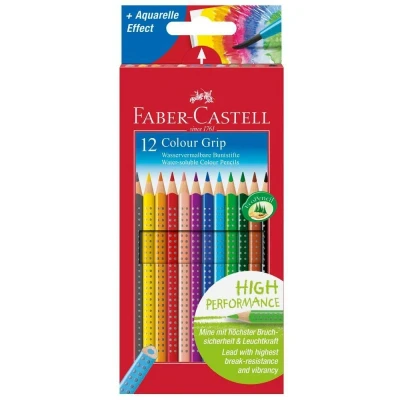 Abbildung von Faber Castell Farbstift Colour GRIP 112412 farbig 12 St./Pack.