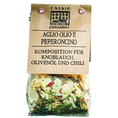 Abbildung von Aglio, Olio e Peperoncino Gewürzmischung für Nudeln