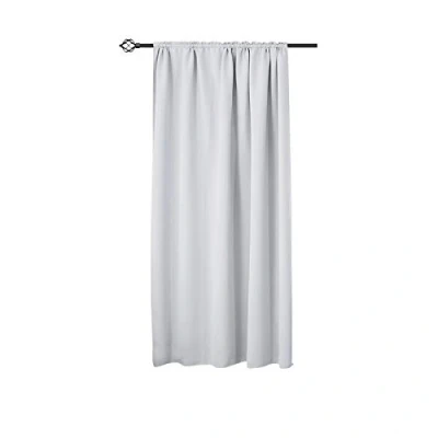 Abbildung von WOLTU Thermovorhang kälteschutz Verdunklungsvorhang Blickdicht mit Kräuselband für Schiene, 250g/m² Schwere Wärmeisolierende Vorhänge Gardinen Wohnzimmer Schlafzimmer, 135x175 cm Grauweiß (1 Stück)