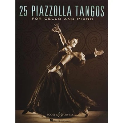 Abbildung von 25 Piazzolla Tangos: for Cello and Piano. Violoncello und Klavier.