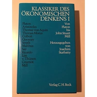 Abbildung von Klassiker des ökonomischen Denkens, in 2 Bdn., Bd.1, Von Platon bis John Stuart Mill