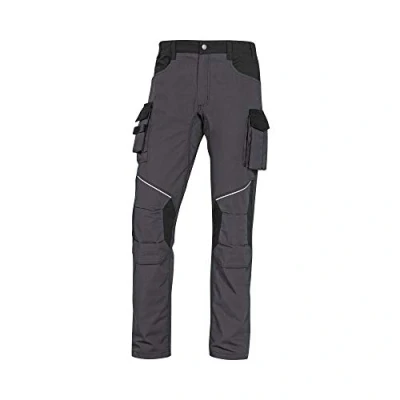 Abbildung von Delta Plus MCPA2GNTM Mach2 Corporate Arbeitshose aus Ripstop Polyester Baumwolle, Grau/Schwarz, Größe M