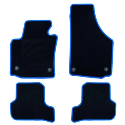 Abbildung von OCC Design Maßgeschneiderte Fußmatte Leon MK2 (2005 2012), 5 Stück, Blaue Streifen