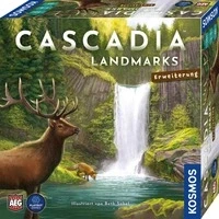 Abbildung von Kosmos Spiel, Erweiterung zum Spiel Cascadia Im Herzen der Natur Landmarks