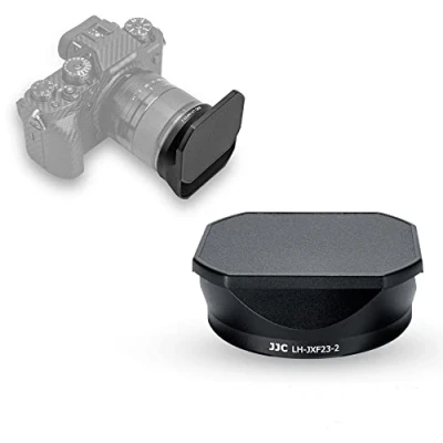 Abbildung von (58mm) JJC Gegenlichtblende für Fujifilm XF 33mm F1.4 R LM WR &amp; 23mm Objektiv/Kit mit Slide Design Kapuze Gap Ersetzt Fuji LH XF23 II/LH 2