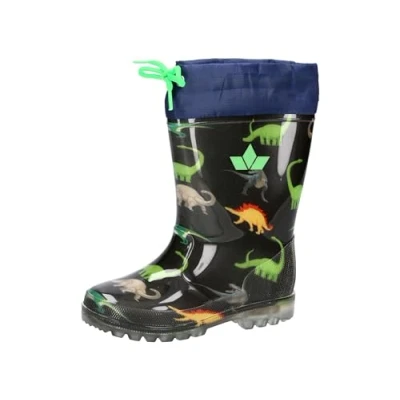 Abbildung von LICO Powerlight Blinky Gummistiefel für Kinder, Größe: 33, Navy/orange/green Schuhe