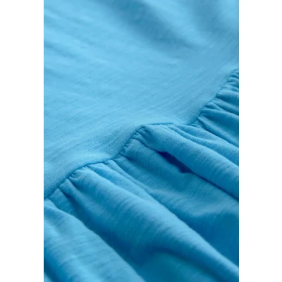 Abbildung von Next Regular FIT Sleeveless DROP Waist CREW NECK Jerseykleid, Damen, Größe: 40, Bright blue