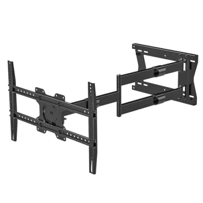 Abbildung von DQ WALLSUPPORT TV Wandhalterung mit 1000 mm extra langem Gelenkarm für 42 85 Zoll LCD/LED/OLED Flachbildschirm bis 60 kg. Schwenkbarer 90 rotierbar (Hercules Flex 2.0 VESA 600 100 cm)