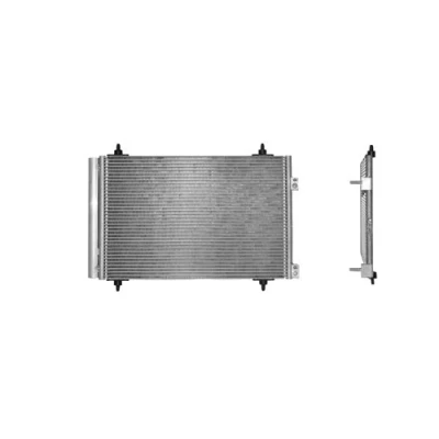 Abbildung von VAN WEZEL 09005231 Klimakondensator mit Trockner 14,5 11,2 Aluminium 535 PEUGEOT: 308 I SW, 307 Schrägheck, CITROËN: Berlingo II kfzteile,