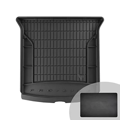 Abbildung von FROGUM ProLine 3D Gummimatte Exklusive Auto Kofferraummatte Kofferraumwanne für Skoda Kodiaq ab 2016 Bequemer Organiser Die höchsten Kanten