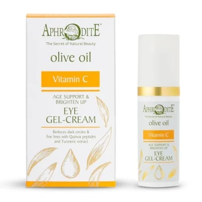 Abbildung von Aphrodite Anti Aging &amp; Hydratisierende Augencreme gegen Falten Augenringe mit Bio Olivenöl Arganöl. Natürliche Augenpflege zum entfernen, reduziert Linien Schwellungen (30 ml)