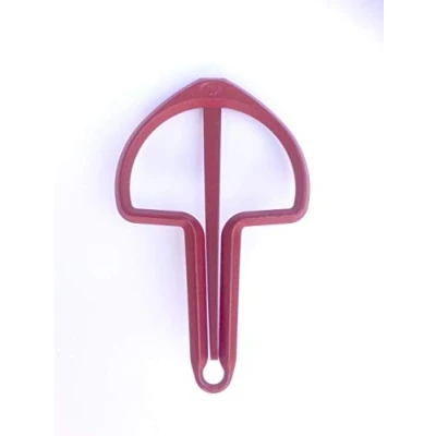 Abbildung von Maultrommel 9 cm, rot eloxiert