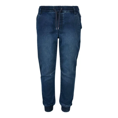 Abbildung von Urban Classics Jeans Tapered Fit für Kinder, Größe: 146/152, Blue washed