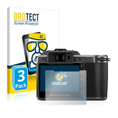 Abbildung von BROTECT Schutzglas für Hasselblad X1D II 50C (3 Stück) Schutzfolie Panzer Folie Glas [Extrem Kratzfest 9H, Anti Fingerprint, Ultra Transparent]