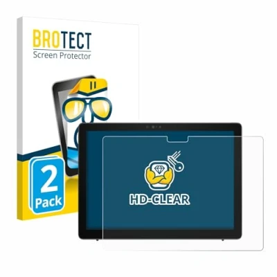 Abbildung von BROTECT (2 Stück Schutzfolie für Dell Latitude 7210 2 in 1 Displayschutz Folie Ultra Klar