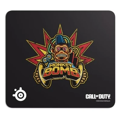 Abbildung von SteelSeries QcK Gaming Mauspad Call of Duty® Monkey Bomb Edition Limited Kostenloses In Game Item Anti Rutsch Gummierung Optimiertes Tracking und Stabilität Optimiert für Sensoren