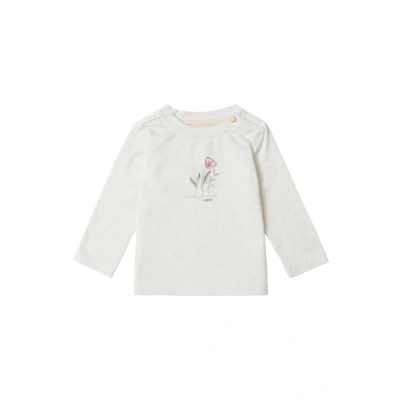 Abbildung von Noppies Charlot Langarmshirt für Kinder, Größe: 56, Oatmeal