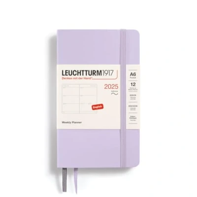 Abbildung von LEUCHTTURM1917 370681 Wochenkalender Pocket (A6) 2025, Softcover, Lilac, Englisch