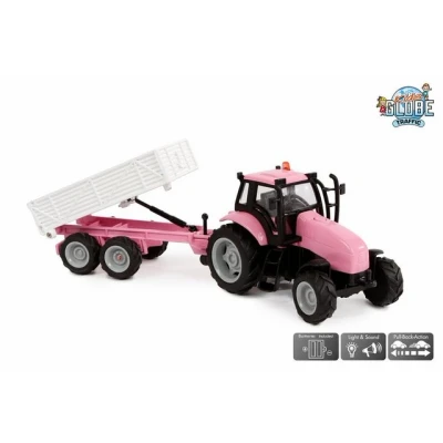 Abbildung von Toys Amsterdam Spiel, Spielzeugtraktor mit Anhänger Traktor Spielzeug Licht und Sound