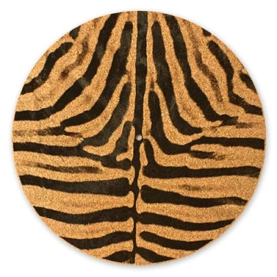 Abbildung von Next Ferry Slipmat Kork Zebra Plattenspieler Matte aus Slipmats für Dj&#039;s Plattentellerauflage alle Turntables