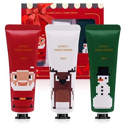 Abbildung von KUIRUNRX® Handcreme,3 x 30ml Handcreme Geschenkset,Hand Feuchtigkeitscreme für Raue, Tägliche Feuchtigkeitsspendende Weihnachtsgeschenke Frauen (B)